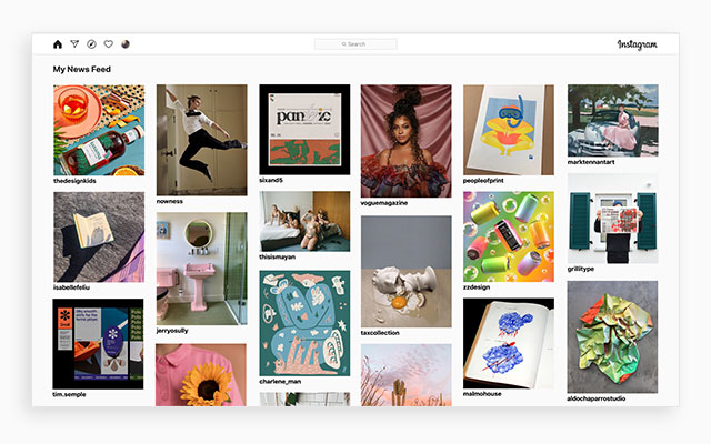 Browse Instagram as an inspirational board截图2