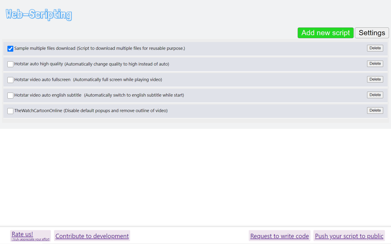 Website scripting截图1
