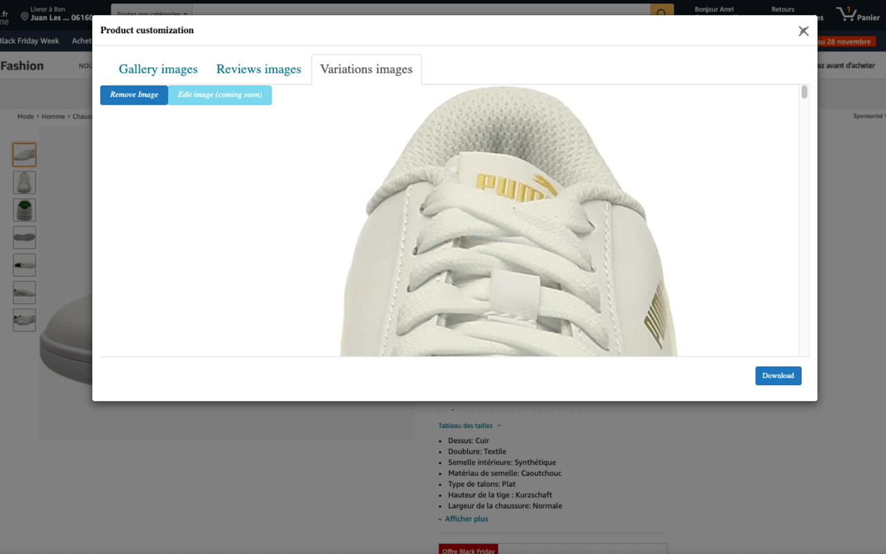 Images downloader from amazon截图1