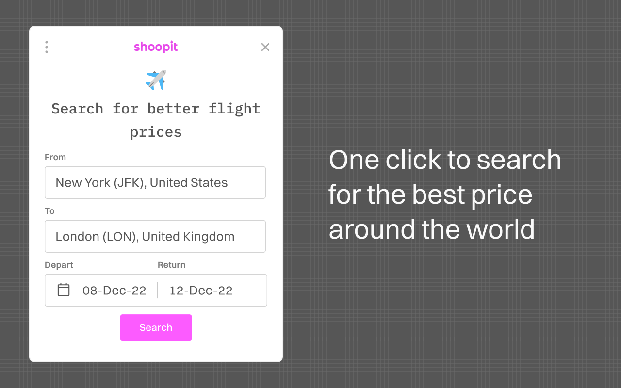 shoopit - pay less for travel截图3