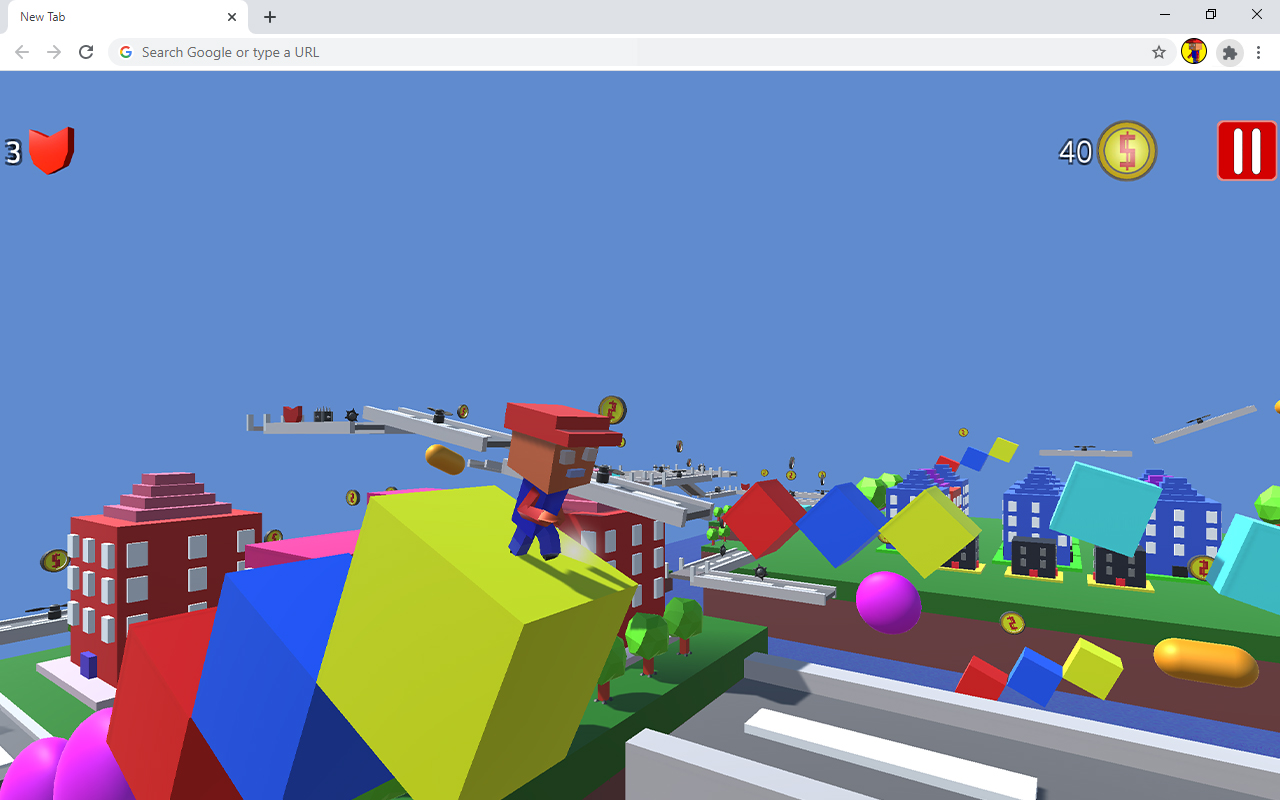 Super Mario 3D World Adventure Game截图2