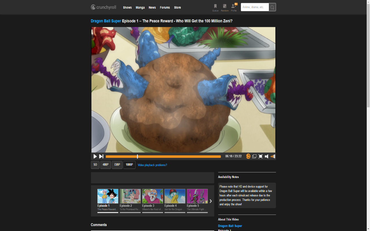 Dark Skin For Crunchyroll截图4