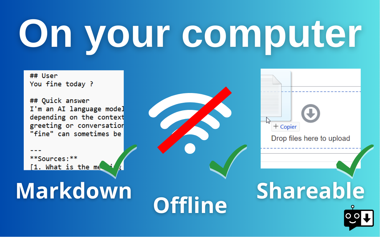 Save my Chatbot - AI Conversation Exporter截图1