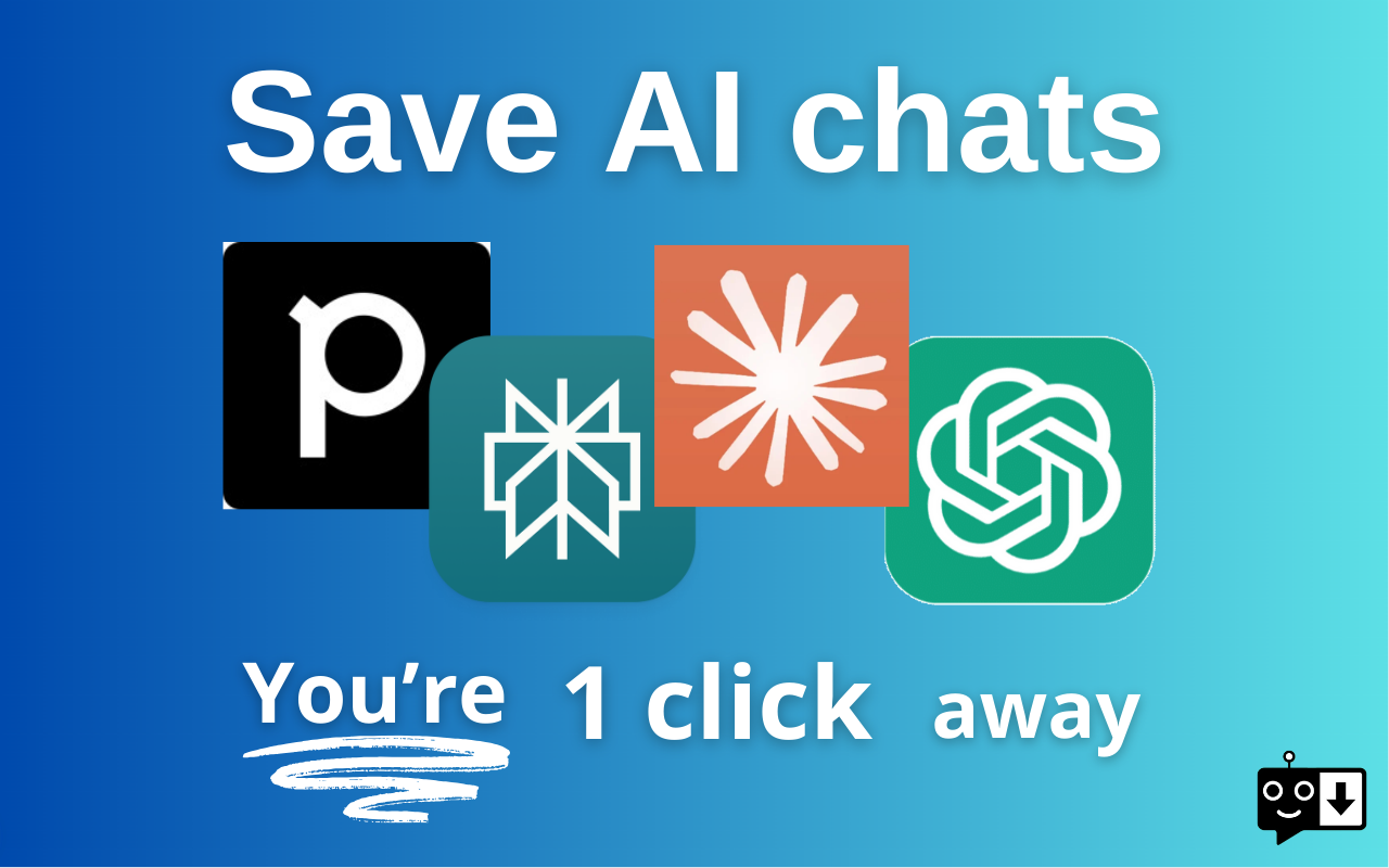Save my Chatbot - AI Conversation Exporter截图3