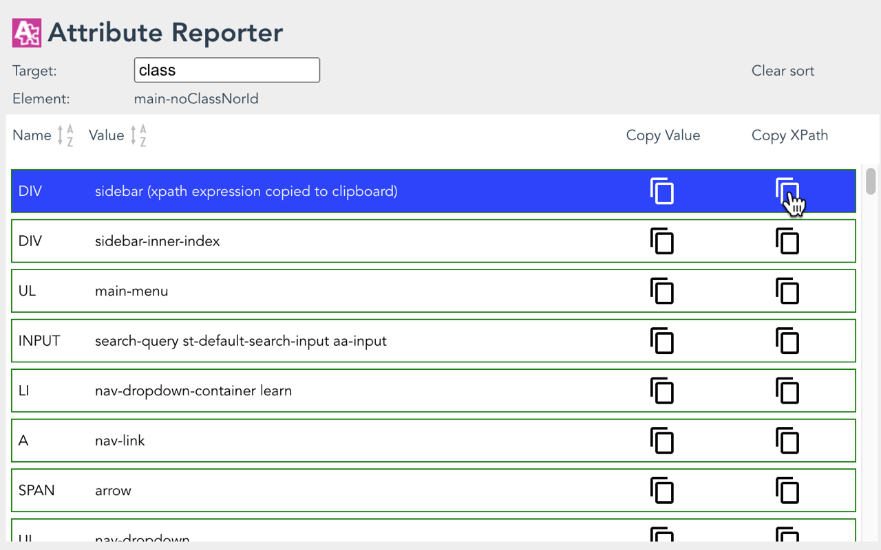 Attribute Reporter截图1