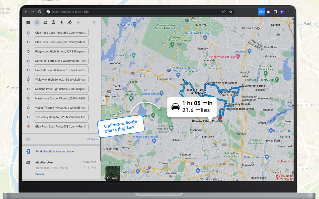 Free Route Planner for Google Maps截图2