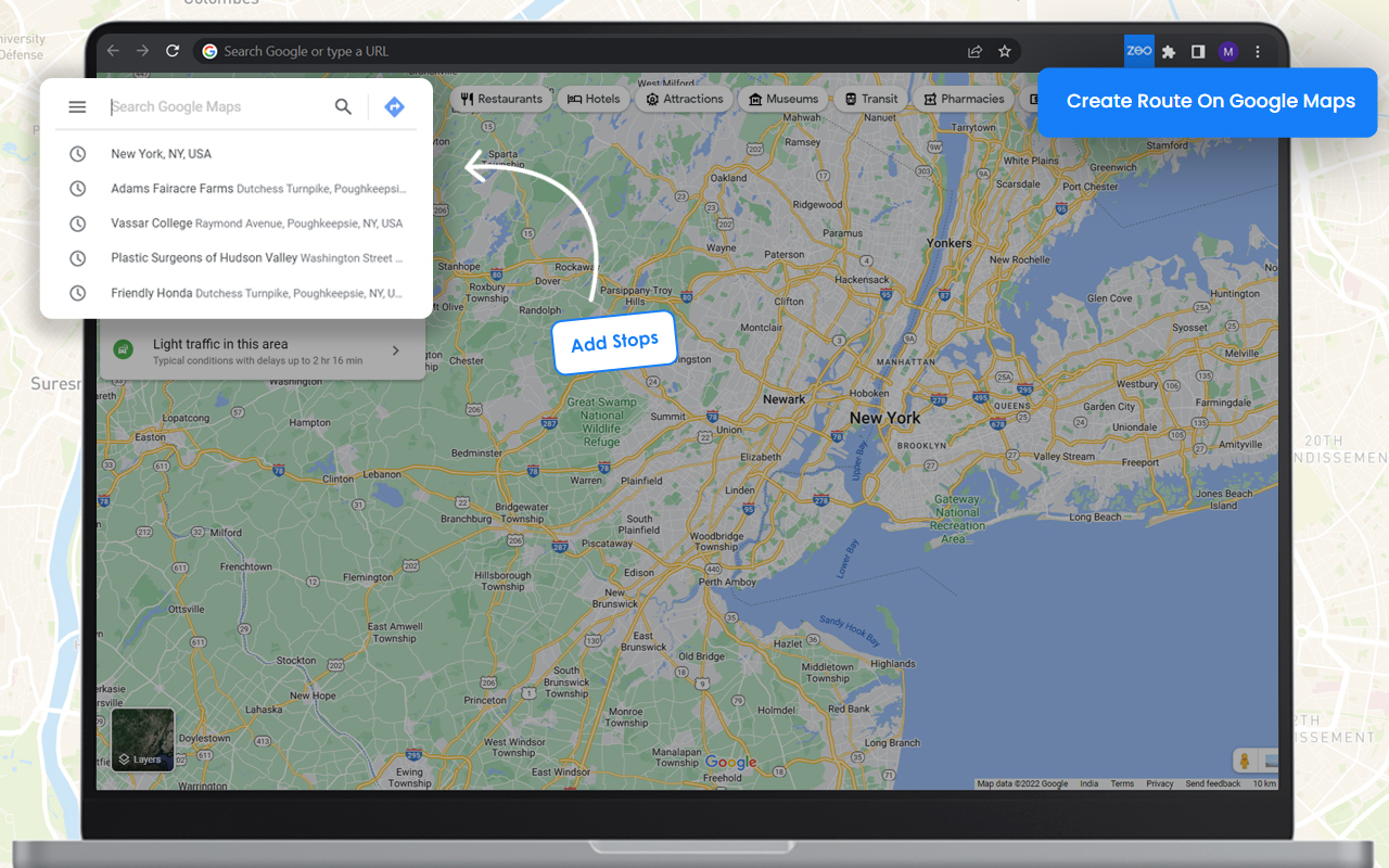 Free Route Planner for Google Maps截图5