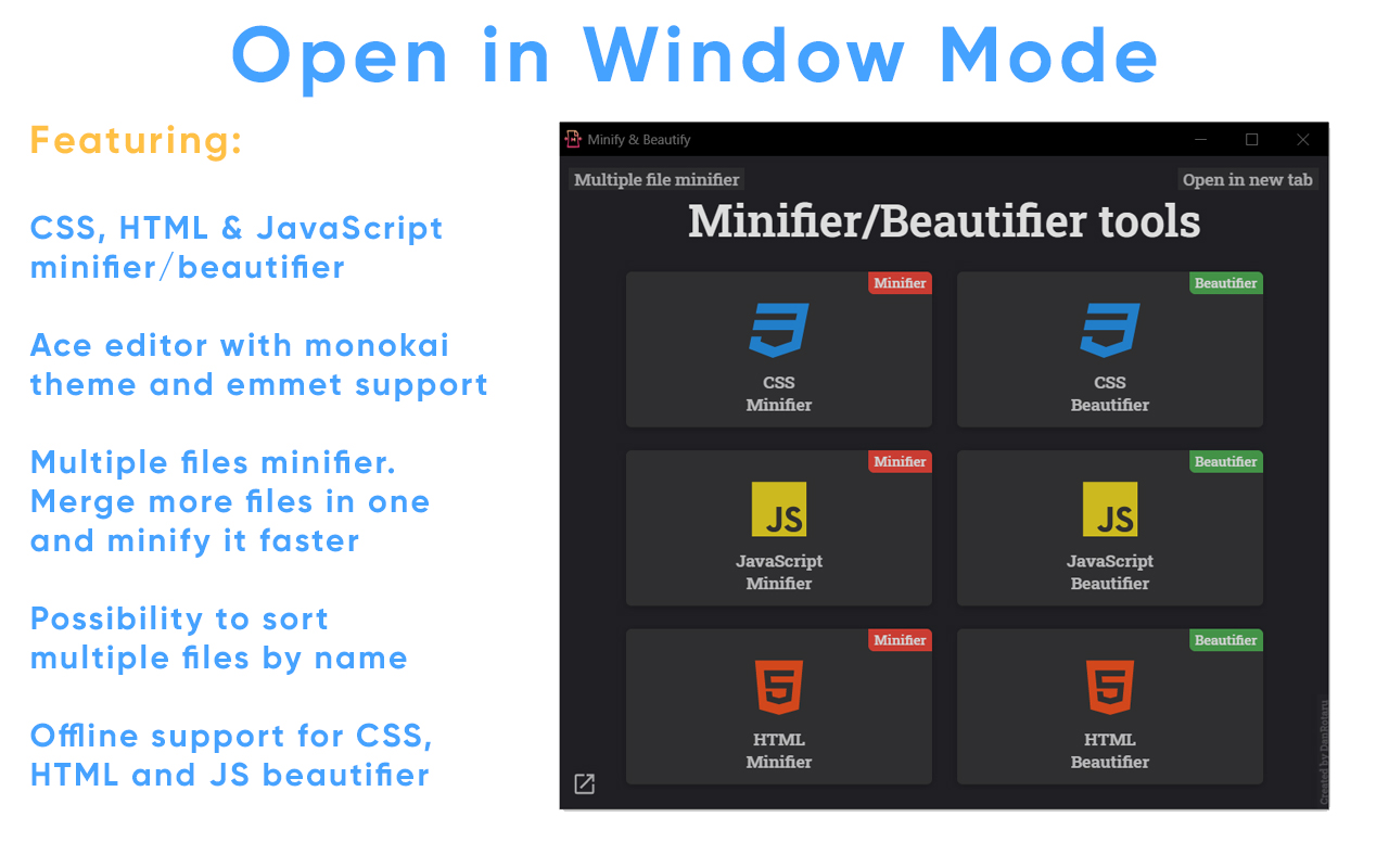 Beautifer & Minify截图1