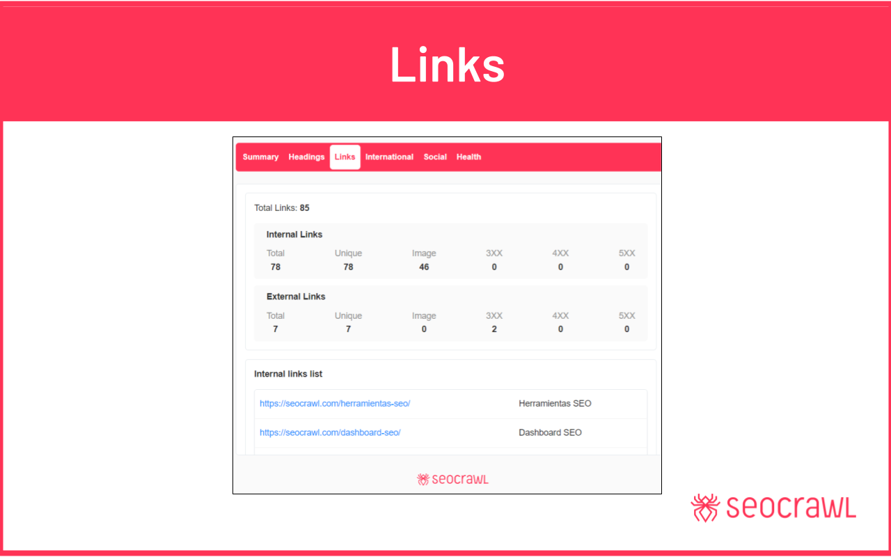 SEOcrawl SEO Extension截图5