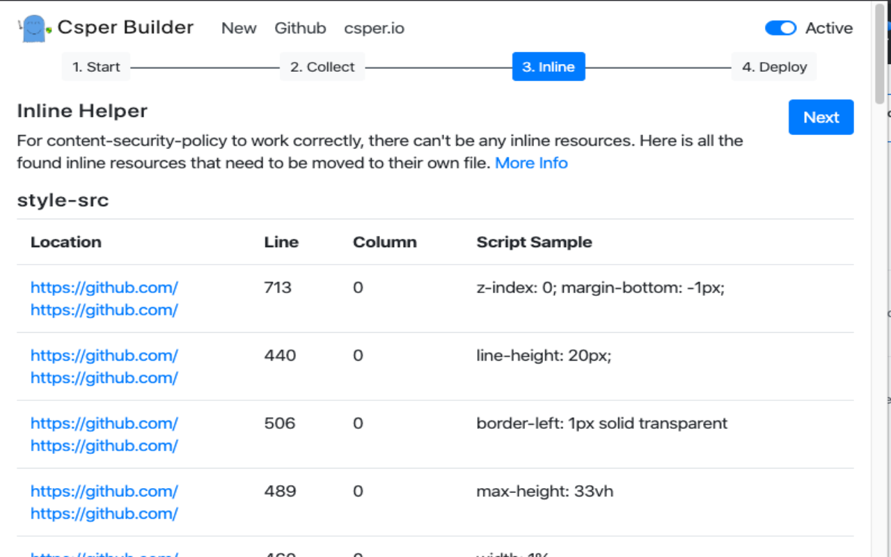 Content Security Policy (CSP) Generator截图4