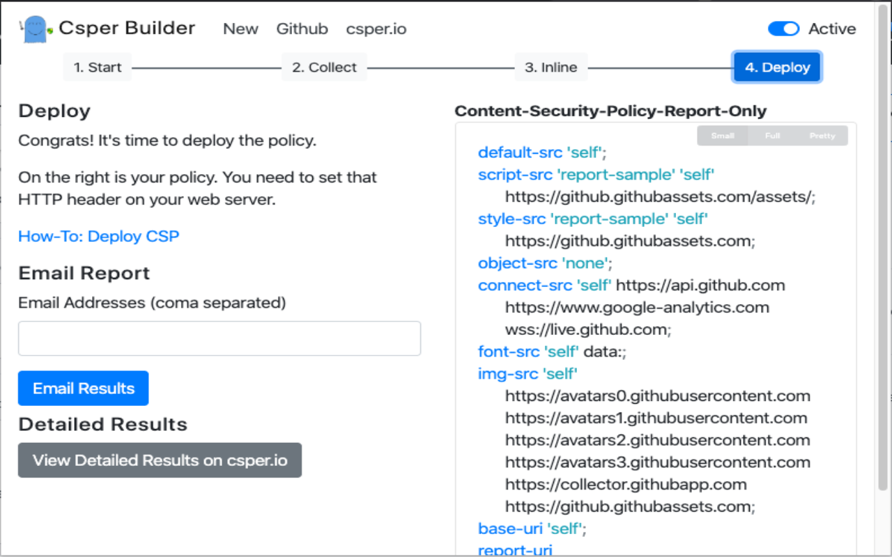 Content Security Policy (CSP) Generator截图5