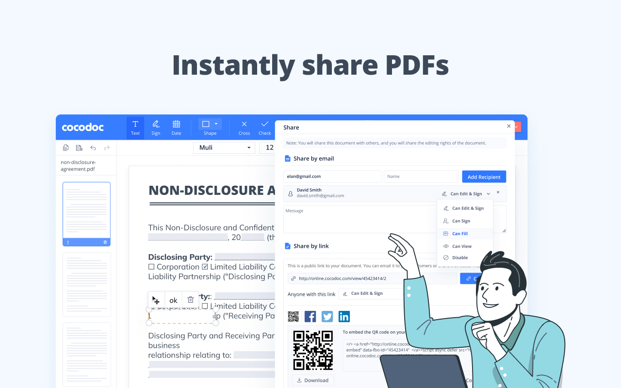 CocoDoc - PDF 编辑器、填充器和转换器截图2