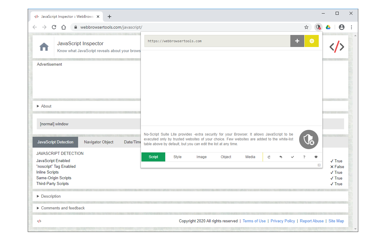 No-Script Suite Lite截图4