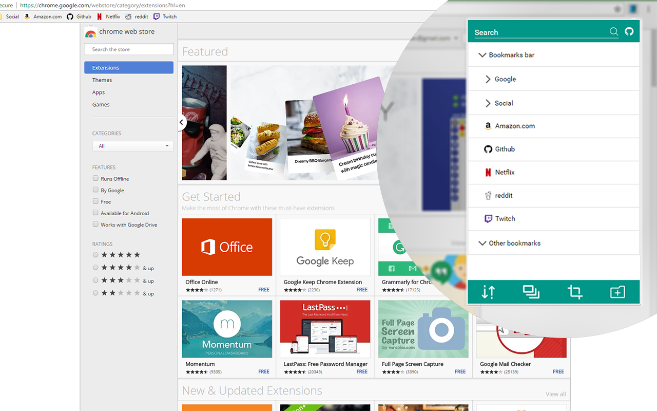 Bookmark beautifier截图1