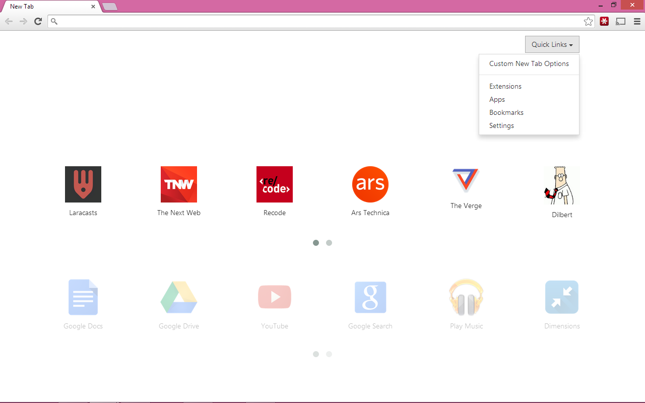 Custom New Tab截图2