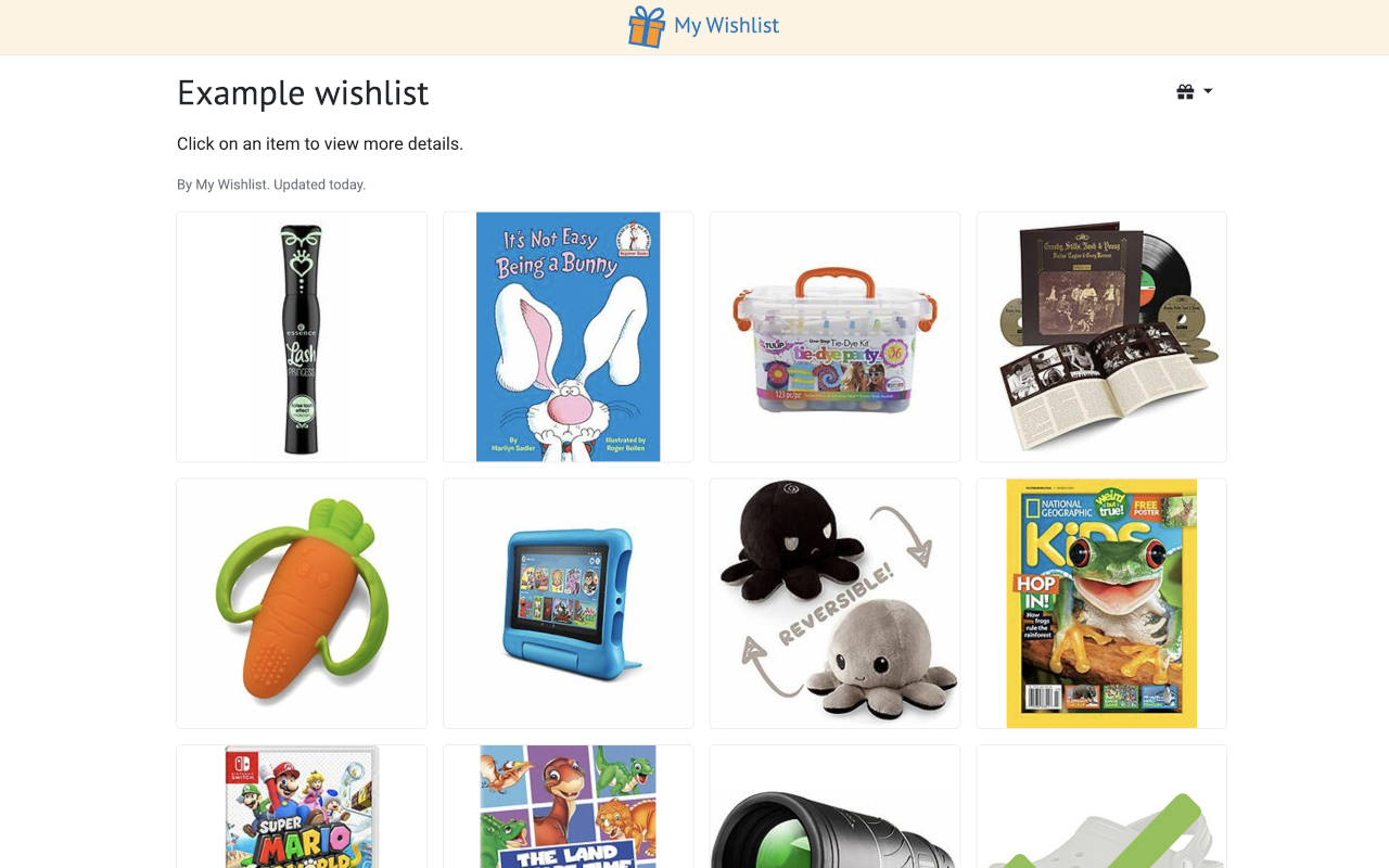 My Wishlist截图1