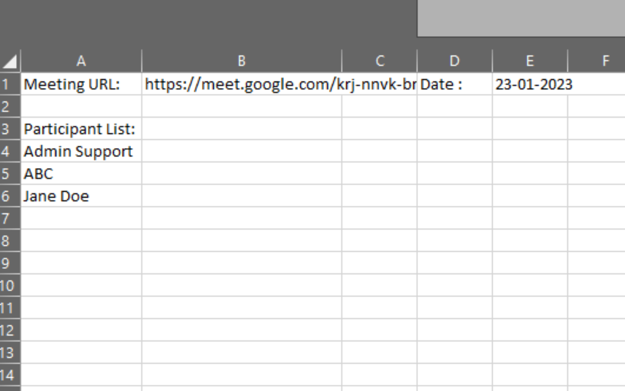 Google Meet Attendance Tracker (new)截图2