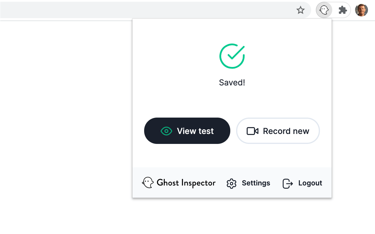 Ghost Inspector - Web Test Recorder截图2