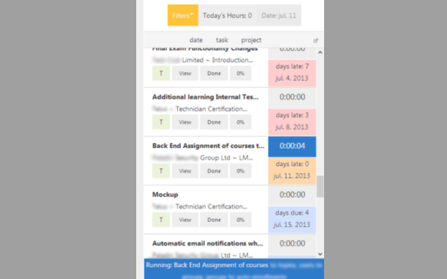 Stopwatch for Workfront截图3