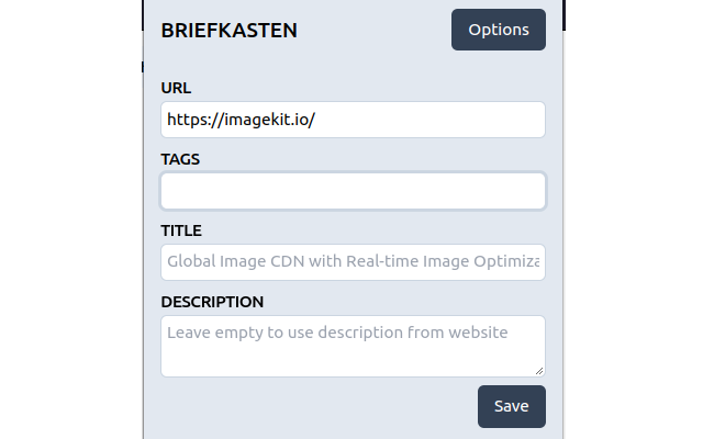 Briefkasten Bookmarks截图1
