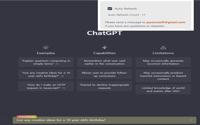 ChatGPT Auto Refresh截图1