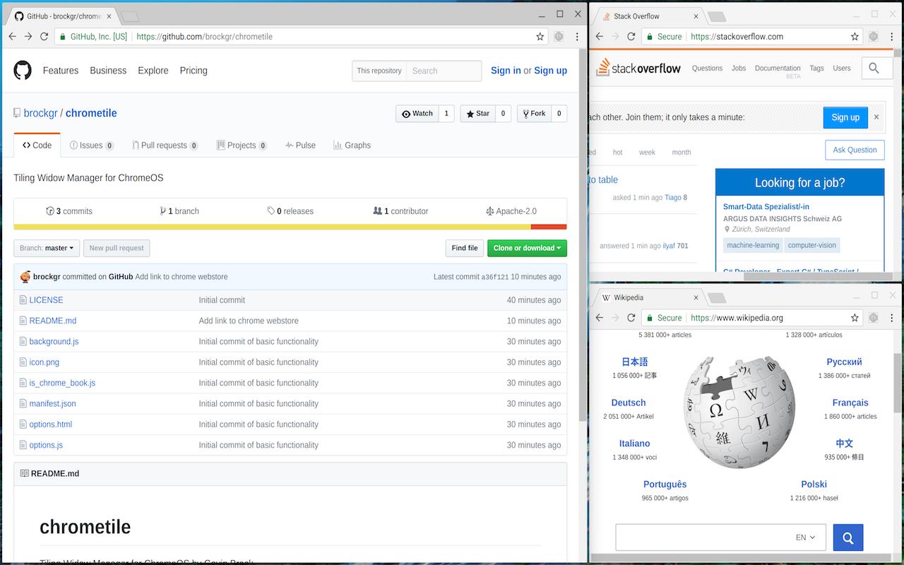 Tiling Window Manager for Chrome OS™截图1