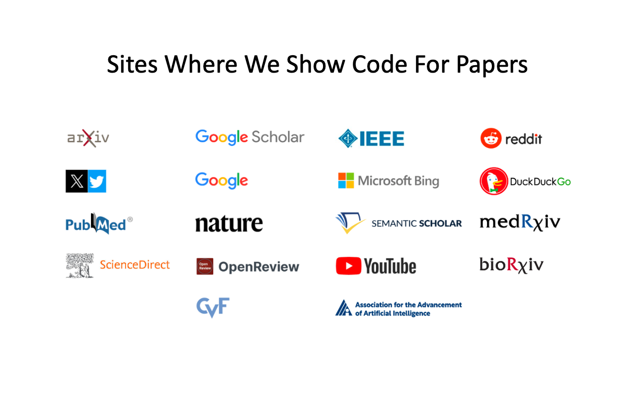 AI Code Finder, Alerts, Ask Questions about Papers: CatalyzeX截图2
