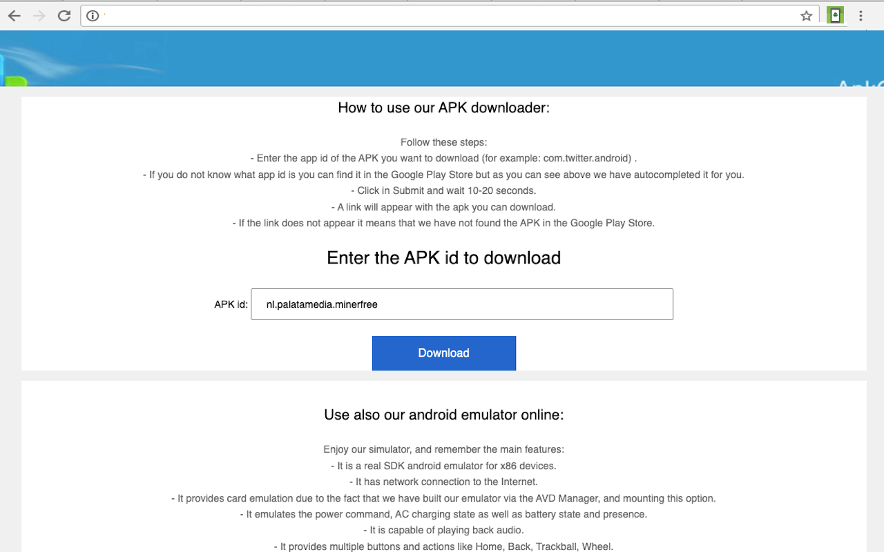适用于 Android 的 Apk 下载器管理器截图1