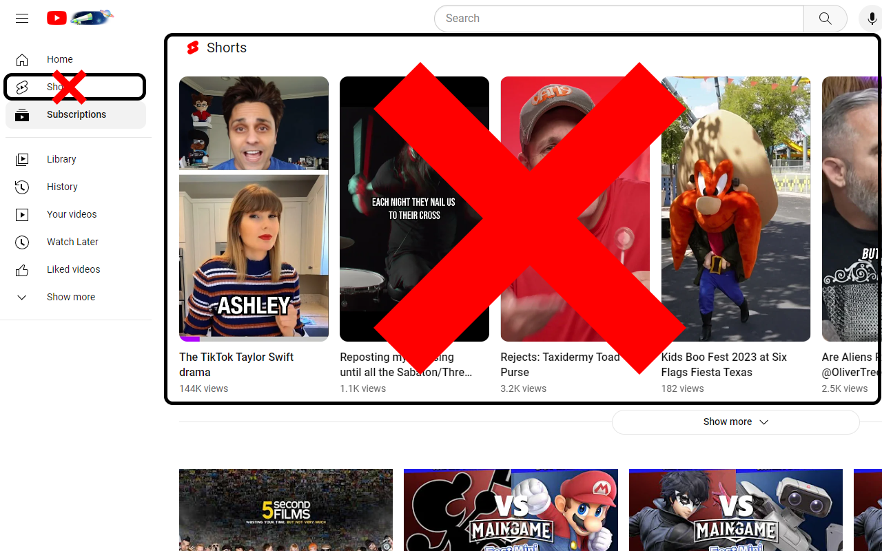 YouTube: No Shorts, No Community, No Nonsense截图2