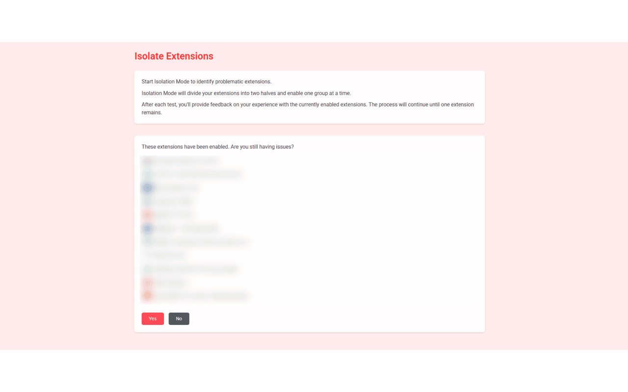 Disable All Extensions截图2