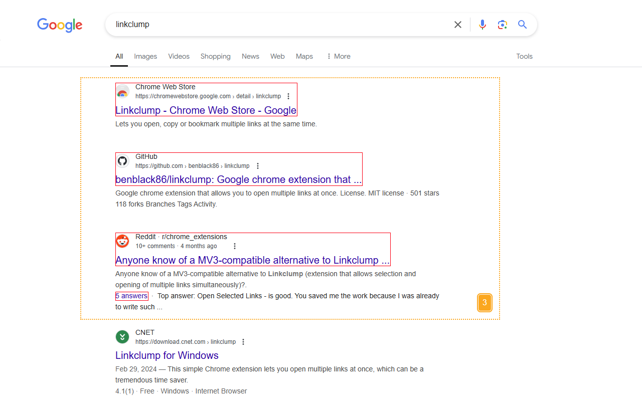 Linkclump Plus截图2