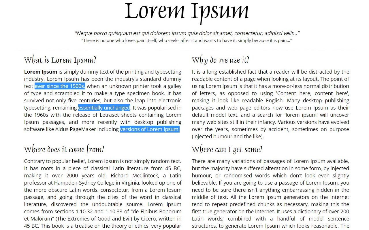 MultiLine Text Selection截图2