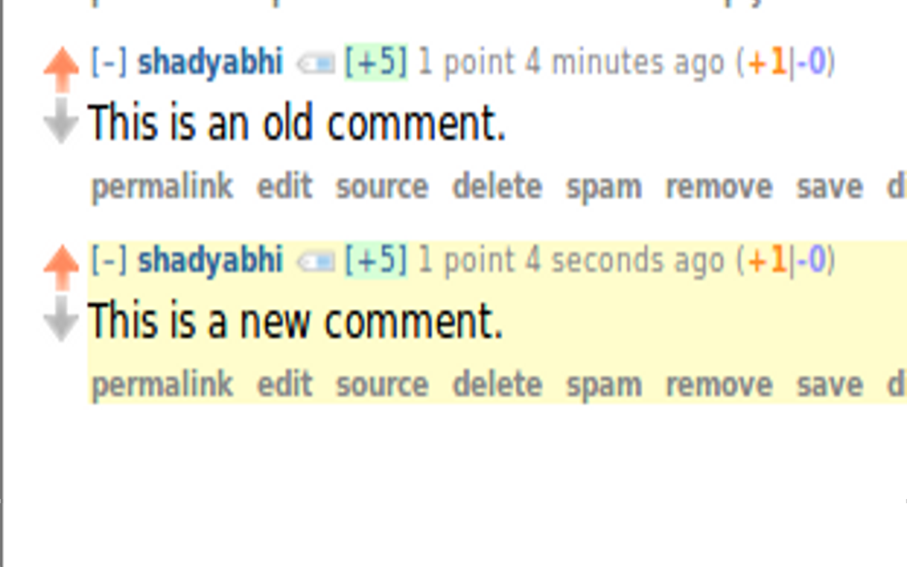 Reddit New Comments Highlighter截图2