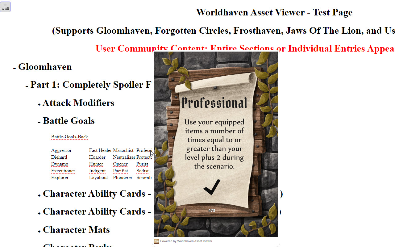Worldhaven Asset Viewer截图3