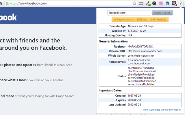 WebRank Whois Lookup截图1