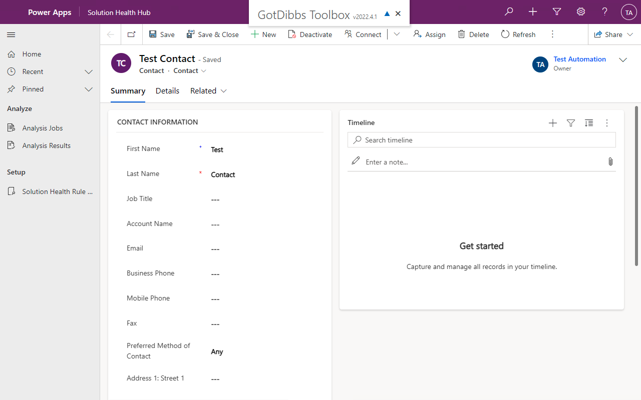 GotDibbs Toolbox for Dynamics 365/CRM截图2