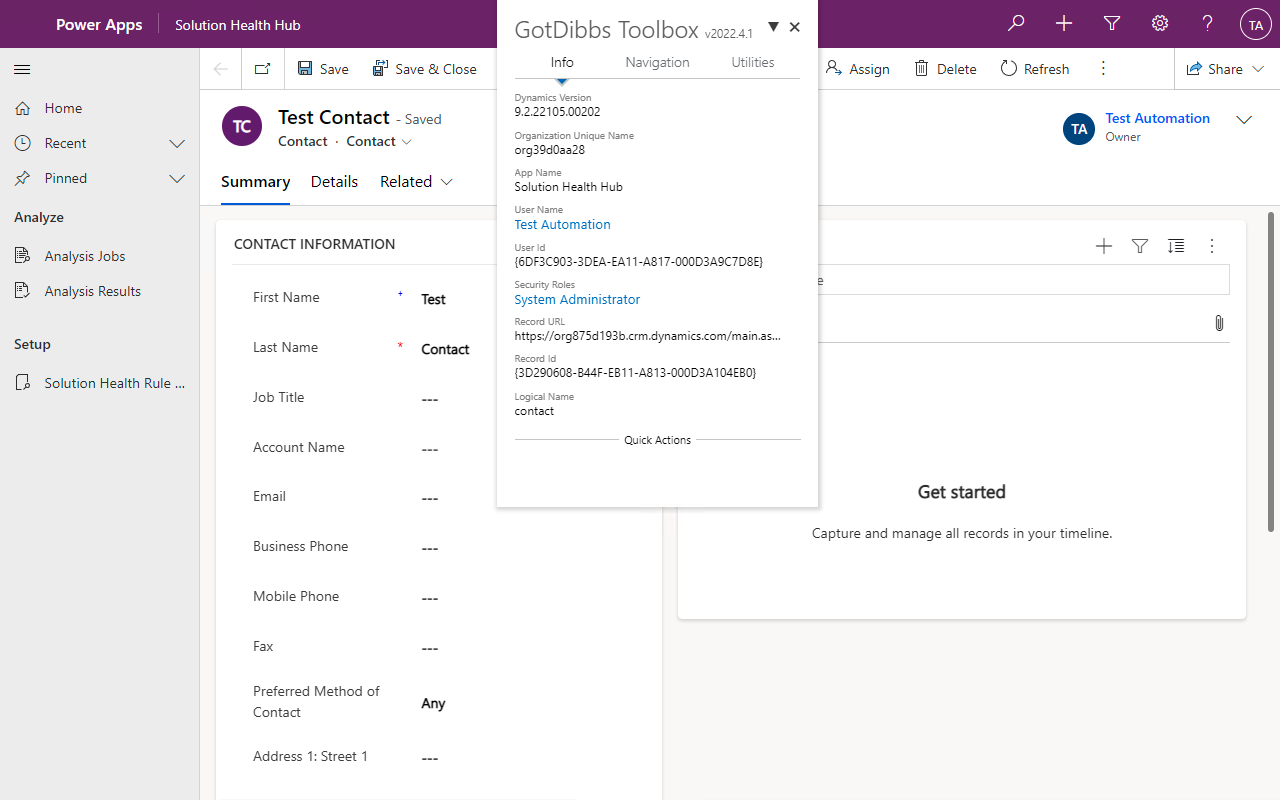 GotDibbs Toolbox for Dynamics 365/CRM截图3