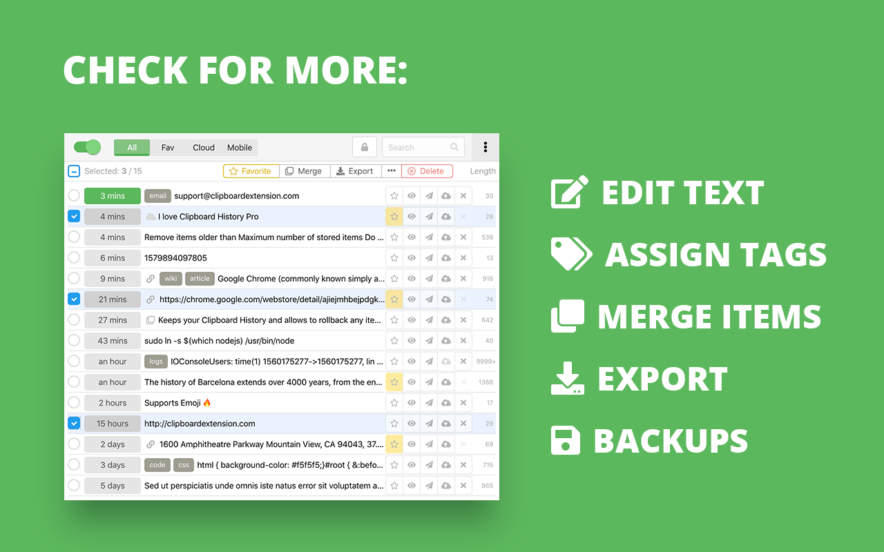 Clipboard Manager and Text Expander - Clipboard History Pro截图2