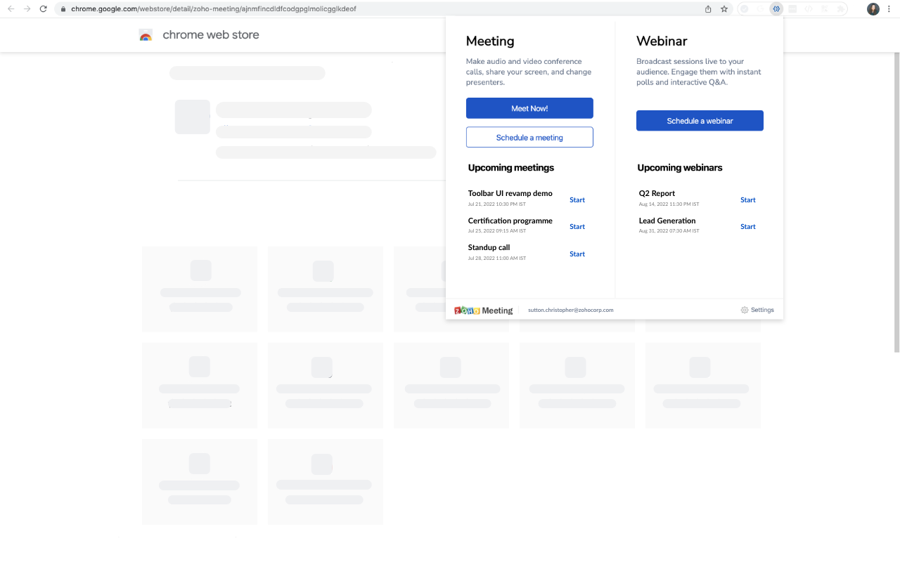 Zoho Meeting截图3
