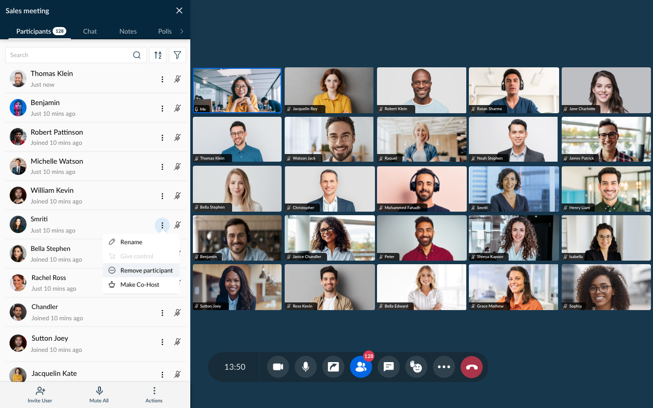 Zoho Meeting截图4