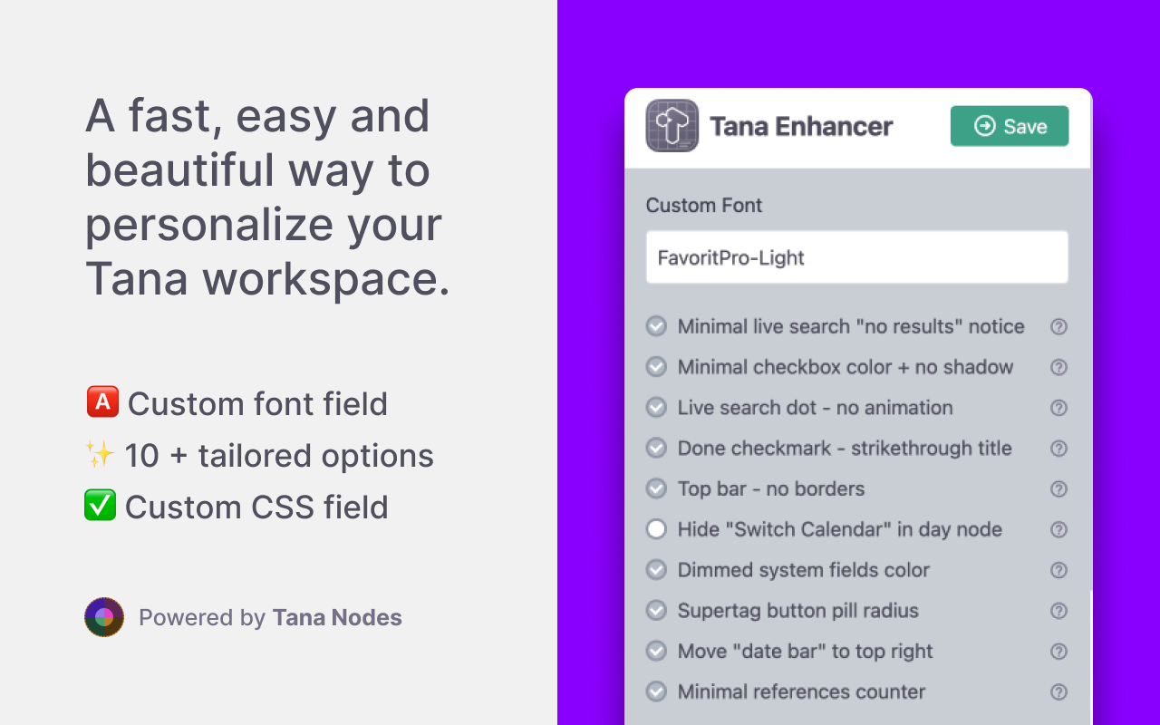Tana Enhancer截图1