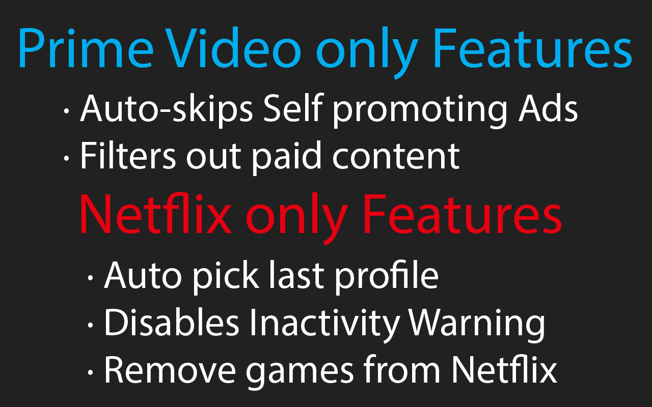 Streaming enhanced Netflix Disney Prime Video截图5
