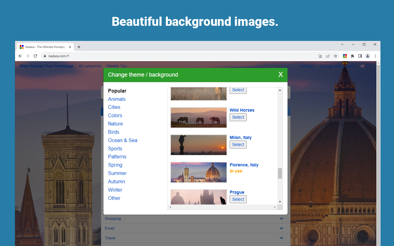 Kadaza — The Ultimate Homepage & Web Portal截图2