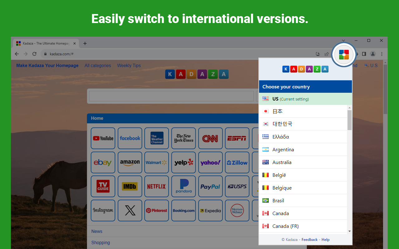 Kadaza — The Ultimate Homepage & Web Portal截图4