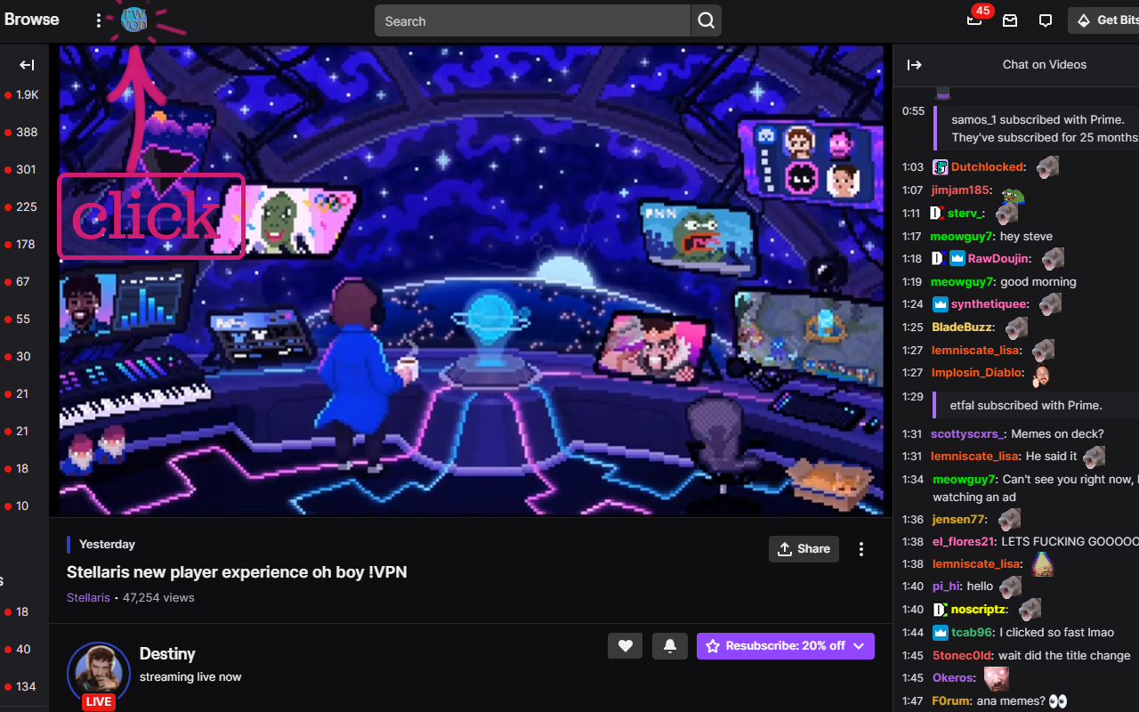 Twitch VOD Chat Search截图3