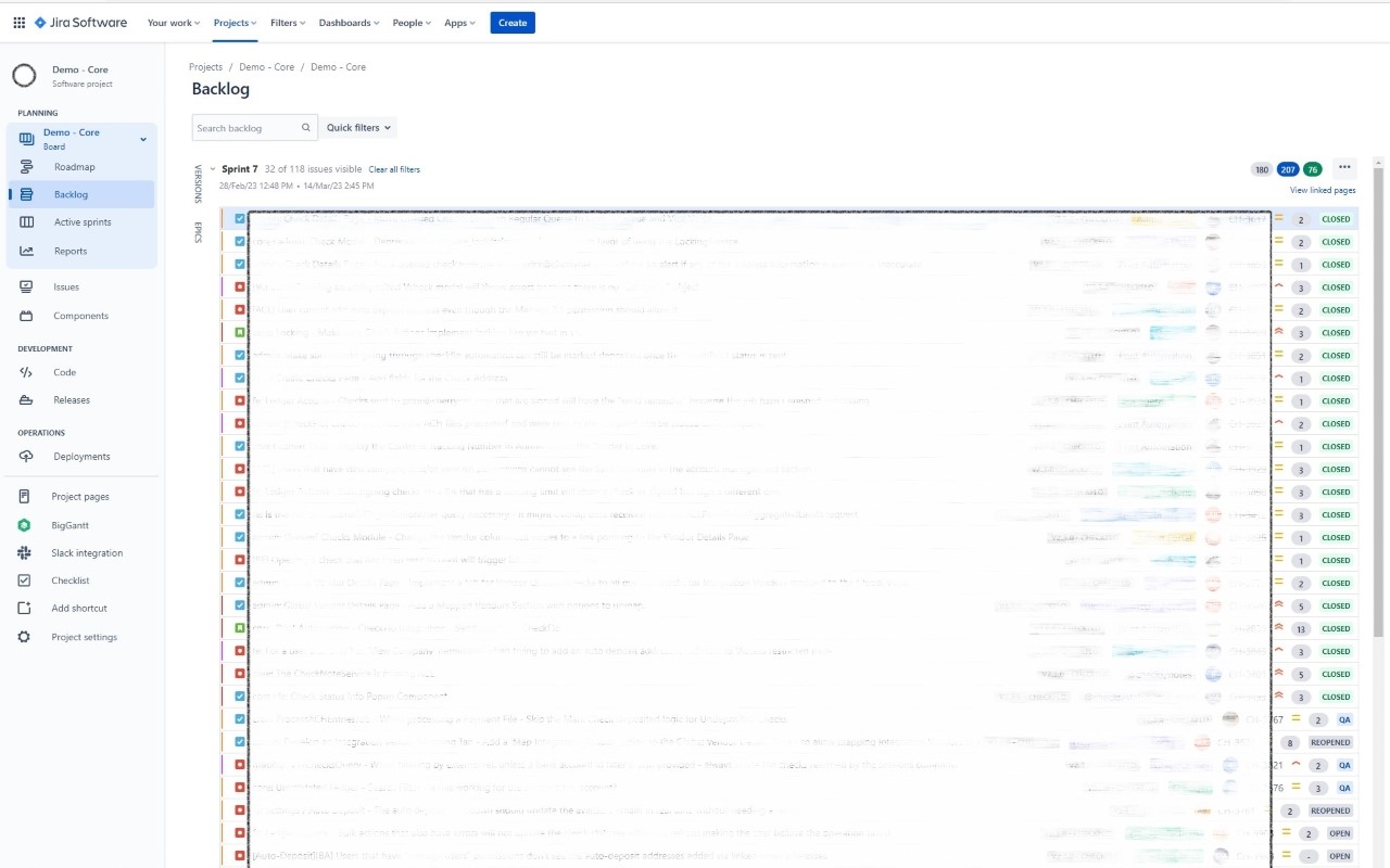 Jira Backlog Status截图1
