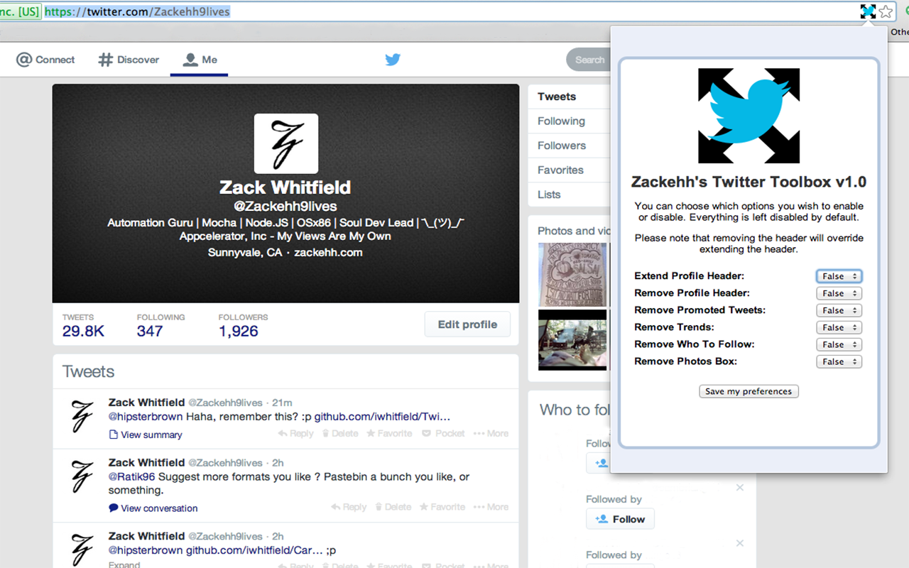 Twitter Toolbox截图1