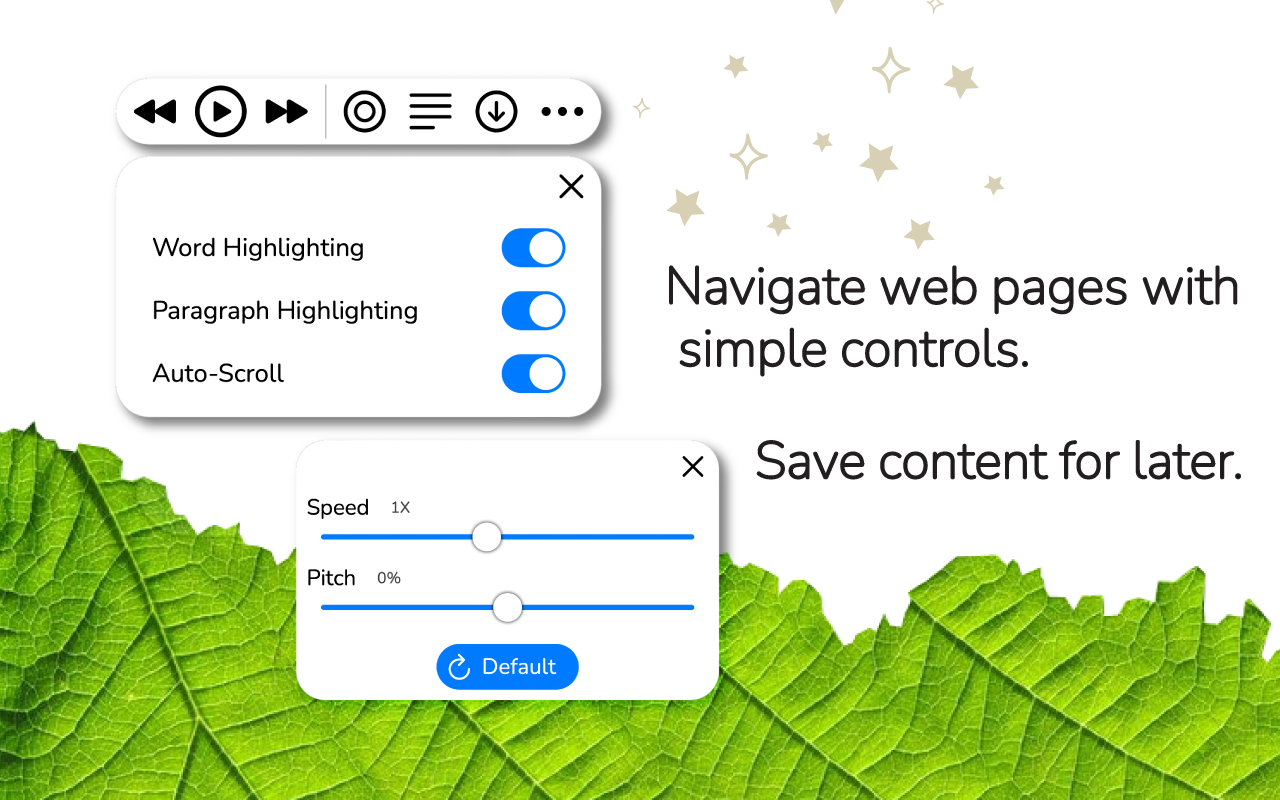 WebOutLoud - Text to Speech Web Reader截图5