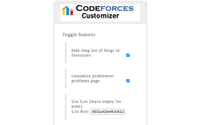 Codeforces Customizer截图2