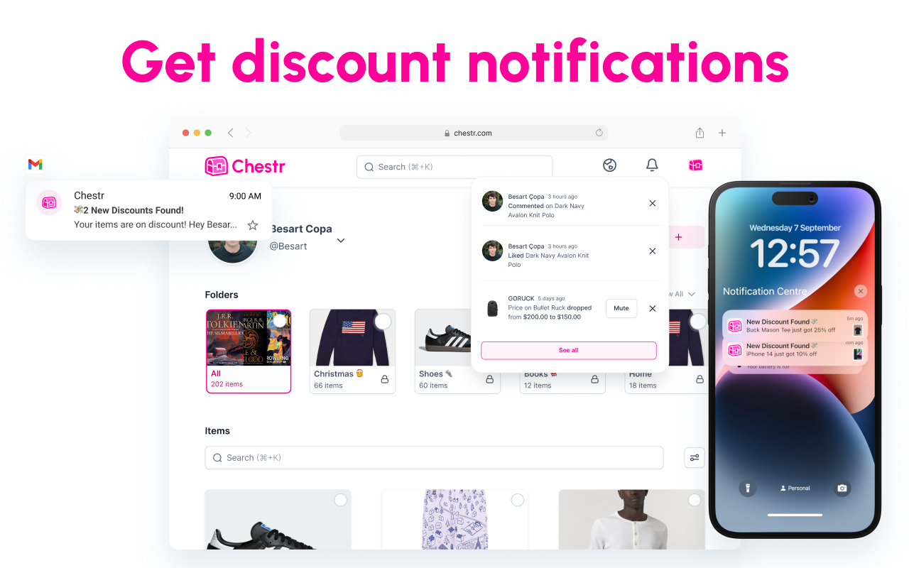 Chestr - Universal Shopping Wishlist截图1